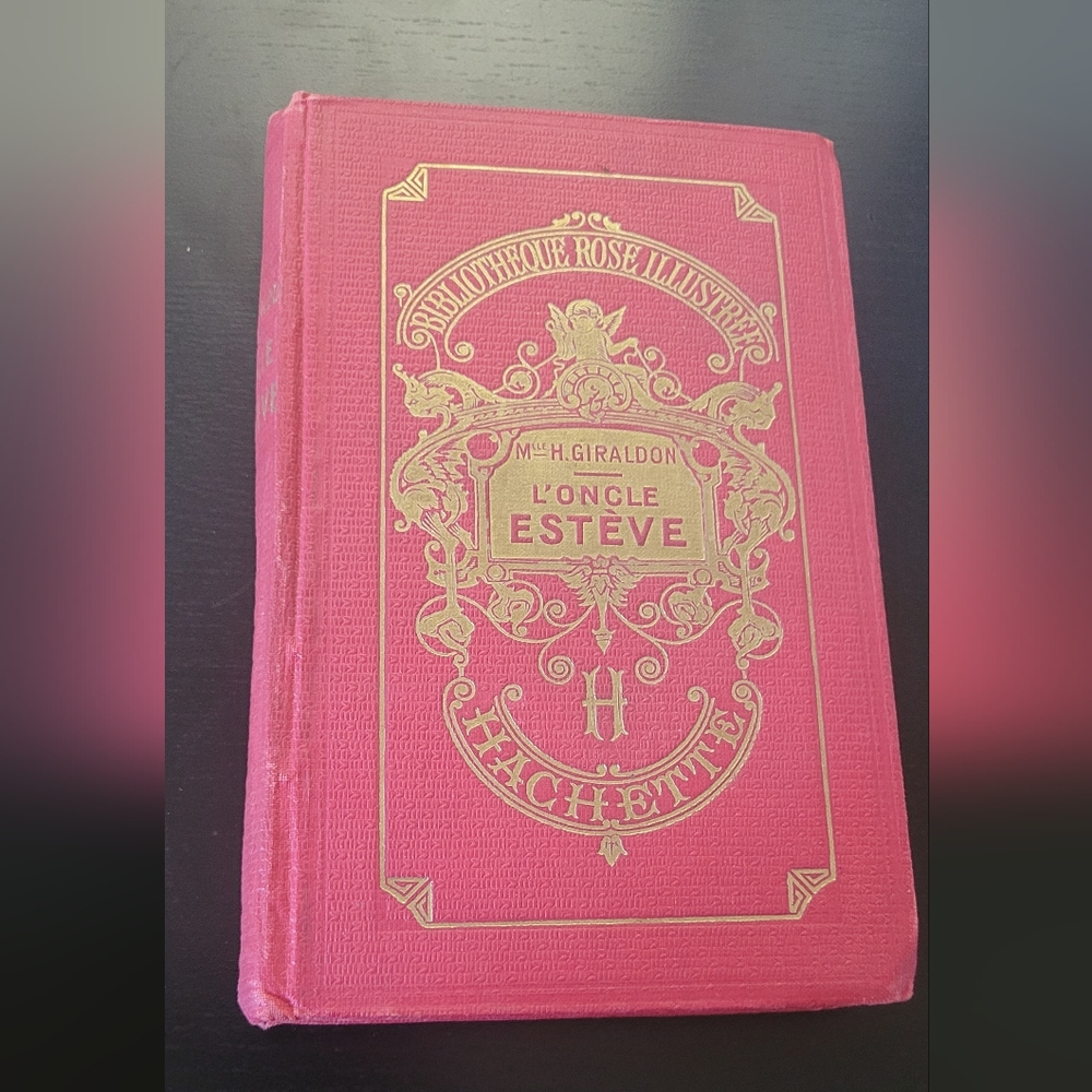 1924 L'Oncle Estève de Mlle H. Giraldon Bibliothèque Rose Illustrée. Français